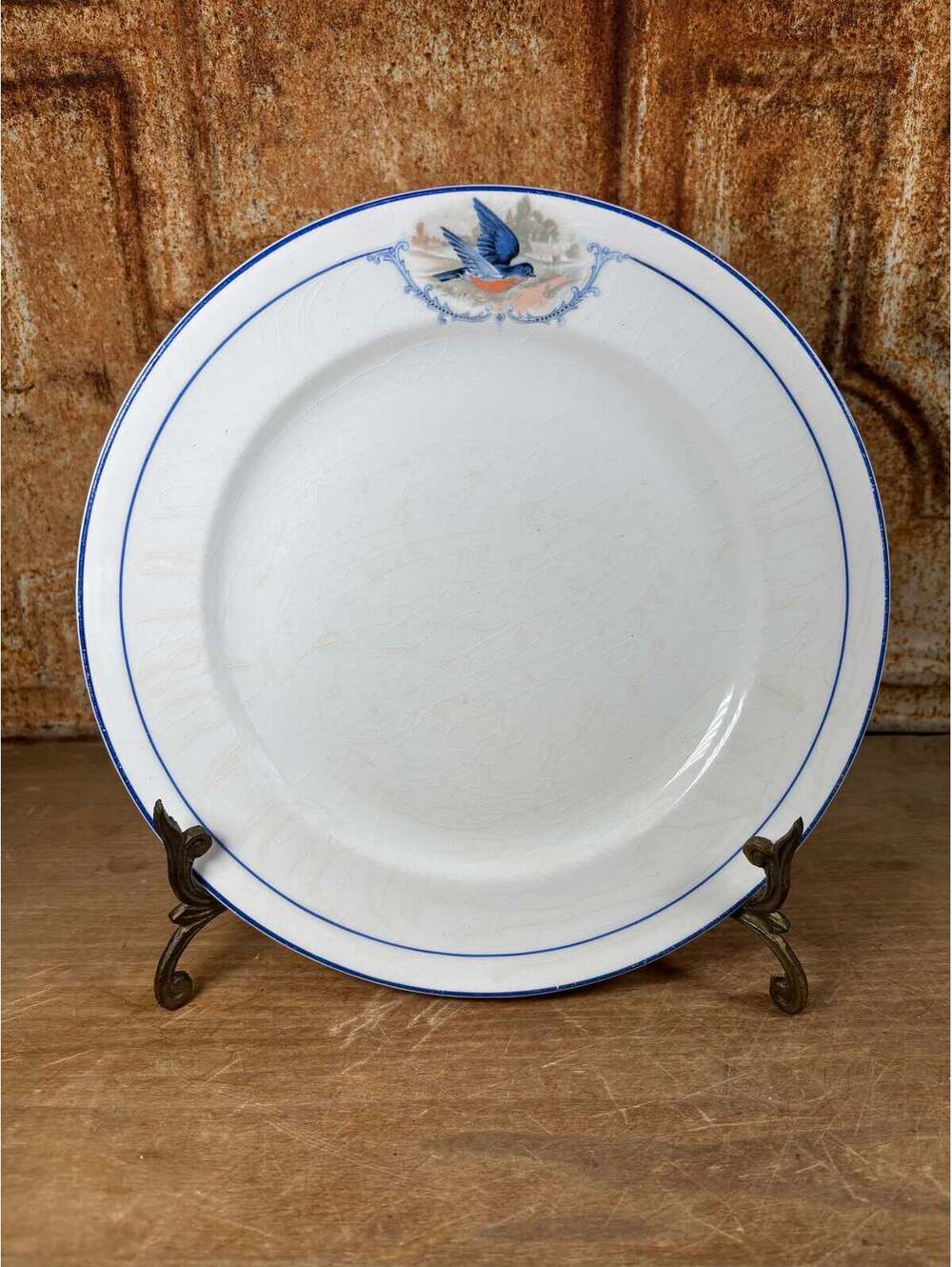 W.S. George Bluebird Plate
